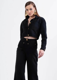 JAQUETA JEANS CROPPED - comprar online