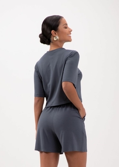Imagem do Blusa Malha Básica Cropped Feminina