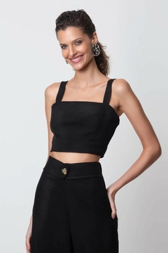 CROPPED DE LINHO - comprar online