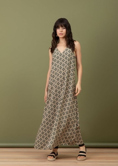 VESTIDO VISCOSE LONGO