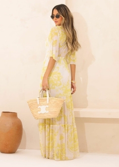 VESTIDO EM TULE ESTAMPA DESPERTAR