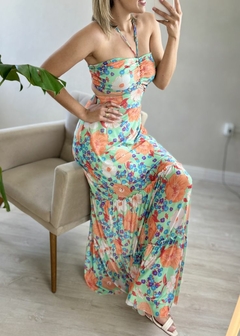 VESTIDO FLORAL LONGO DE VERÃO - comprar online