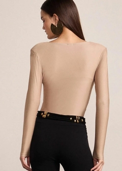 BLUSA ASSIMETRICA EM MALHA POLIAMIDA DELICATE na internet