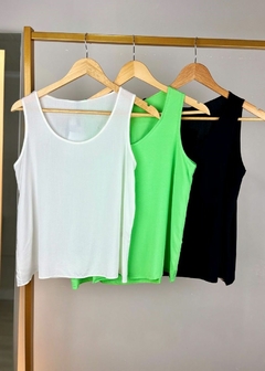 REGATA EM VISCOSE FEMININA DECOTE REDONDO - comprar online