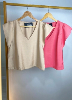 BLUSA ALICIA VISCOSE MANGA CURTA - comprar online