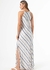 VESTIDO VISCOSE LISTRADO LONGO - comprar online