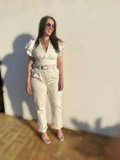 Calça Linho Loose Comfy Feminina - Amsterdam Closet