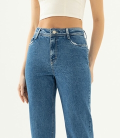 Calça Jeans Reta Azul Comfy Feminina - comprar online