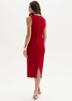 VESTIDO MIDI JUSTO - Amsterdam Closet