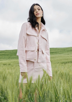CASACO TWEED XADREZ FEMININO - loja online