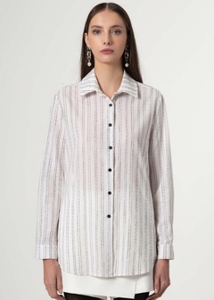Camisa Tricoline Casual Feminina