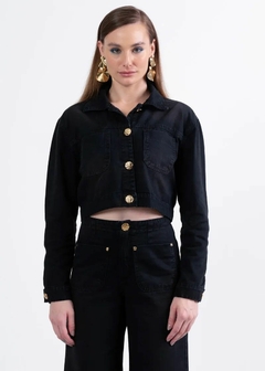 JAQUETA JEANS CROPPED