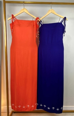 Imagem do VESTIDO EM VICOSE LONGO COM BORDADADO