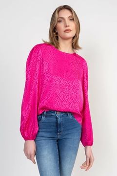 BLUSA EM CETIM SOLTA FEMININA na internet