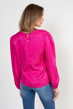 BLUSA EM CETIM SOLTA FEMININA - Amsterdam Closet