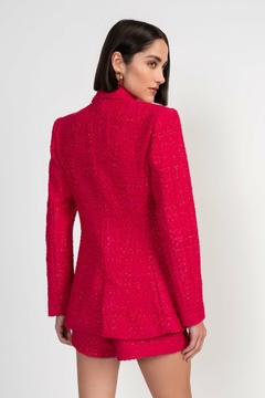 BLAZER TWEED ALFAIATARIA FIOS DE BRILHO FEMININO - comprar online