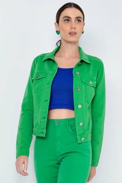 JAQUETA JEANS MANGA LONGA