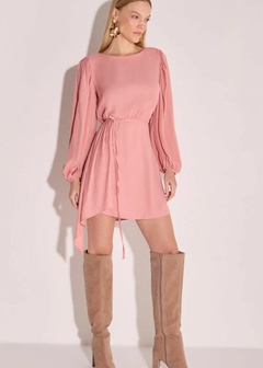 VESTIDO CREPE CURTO CASUAL FEMININO - Amsterdam Closet