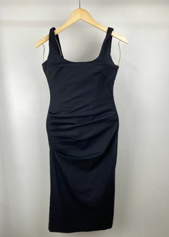 VESTIDO VISCOSE JUSTO MIDI - loja online