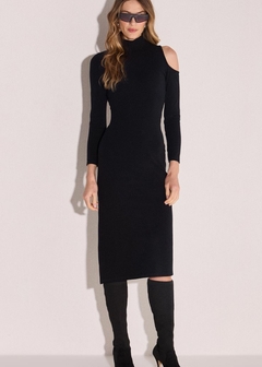 VESTIDO ML CANELADO