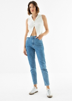 Calça Jeans Mom Comfy Feminina