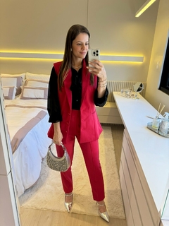 CALÇA EM ALFAIATARIA SLIM FEMININA - loja online