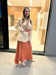 BLAZER EM ALFAIATARIA SOLTO ALONGADO FEMININO - loja online