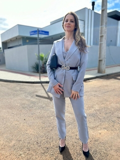 BLAZER EM ALFAIATARIA FORRADO FEMININO