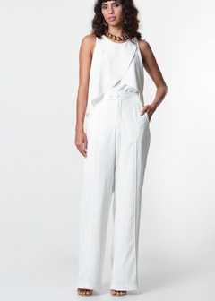 CALÇA EM ALFAIATARIA WIDE LEG FEMINIA COM BOLSOS - loja online