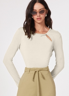 BLUSA MANGA LONGA EM MOLEVISCO