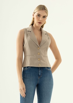 Colete Alfaiataria Maite Casual feminino