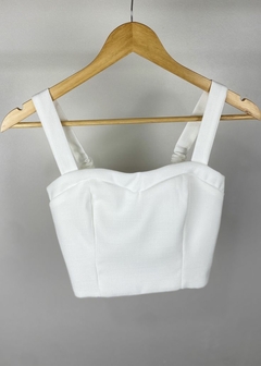 REGATA CROPPED LILI EM LINHO - comprar online