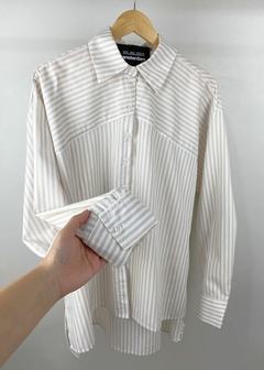 Imagem do CAMISA ALGODÂO LISTRADA MANGA LONGA