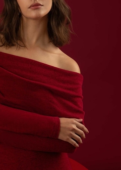 Vestido Malha Midi Casual Inverno Feminino - comprar online