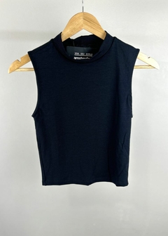 REGATA MALHA CROPPED GOLA ALTA
