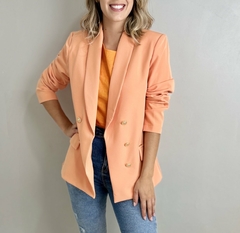 BLAZER EM ALFAIATARIA SOLTO LARANJA FEMININO na internet