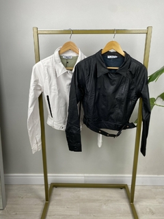 JAQUETA RENATA BIKER COURO SINTÉTICO - comprar online