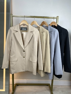 BLAZER EM ALFAIATARIA FORRADO FEMININO