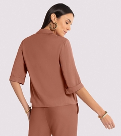 CAMISA EM VISCOSE MANGA 3/4 - loja online