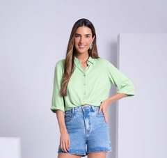 CAMISA EM VISCOSE MANGA 3/4 na internet