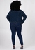 JAQUETA JEANS COM ELASTANO CROPPED PLUS SIZE - loja online