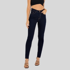 CALÇA JEANS FEMININA SKINNY AZUL ESCURO