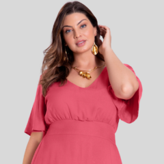 VESTIDO CURTO EM VISCOSE EVASÊ - comprar online