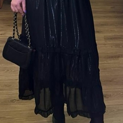 VESTIDO BRILHOSO DE VERÃO TAMANHO MIDI - comprar online