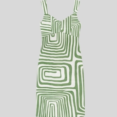 VESTIDO DE MALHA DE VERÃO COM ALÇAS - loja online