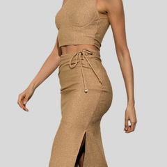 CONJUNTO SOFISTICADO DE FESTA BRILHOSO - comprar online