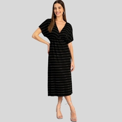 VESTIDO DE MALHA TAMANHO MIDI - Amsterdam Closet