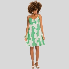 VESTIDO CURTO COM ALCINHAS DE VERÃO - Amsterdam Closet