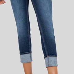 CALCA JEANS AZUL ESCURO RUBI CROPPED - comprar online