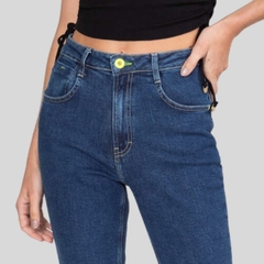CALÇA JEANS FEMININA TURMALINA CROPPED - Amsterdam Closet